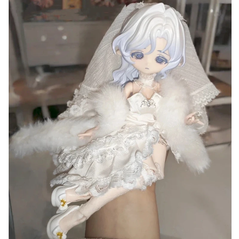 Come4free Fairy Tale Series White Swan Outfit Büste/Flache Büste Version Passend für Ob11 Puppe 1/12 Bjd Puppenkleid Kleidung auf Lager