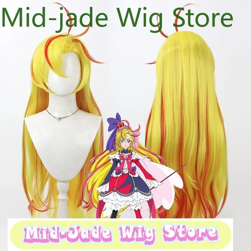 Peruka Cosplay Regina z Serca, z złotymi pasemkami i długimi włosami, peruka do anime, gier, na Halloween, do reality show