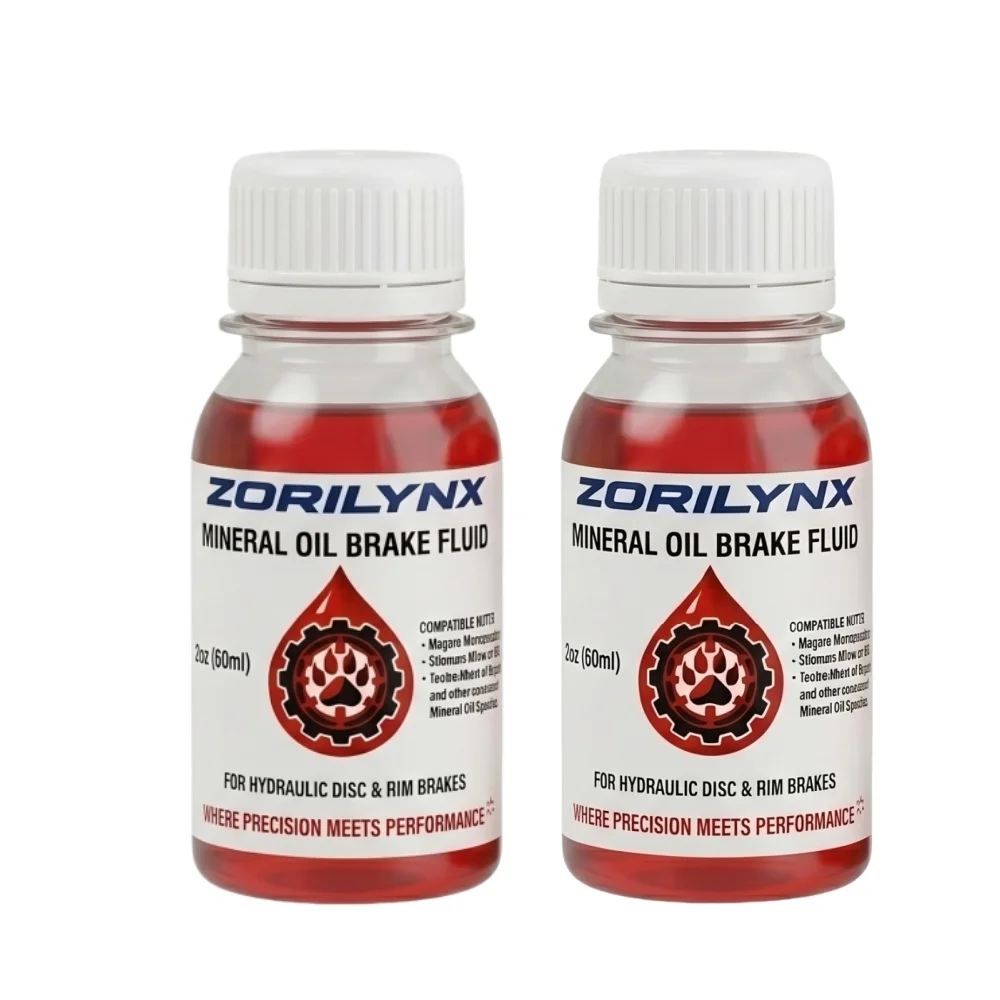 Premium Fahrradbremsflüssigkeit, Mineralöl, 60 ml, hydraulische Scheibenbremse, Pro MTB, Rennrad, Reparaturwerkzeug für Shimano Magura ZORILYNX