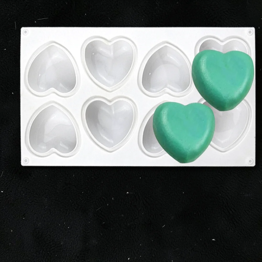 Heart Donut Chocolate Silicone Mold Flexible Tray For Cake Decorating Baking Tool DIY Dessert Kitchen Gadget
