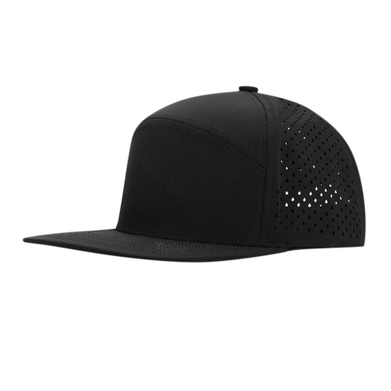 Men Flat Brim Baseball Cap Adjustable Performance Snapback Hat Perforated Cap Work Baseball Hats for Men