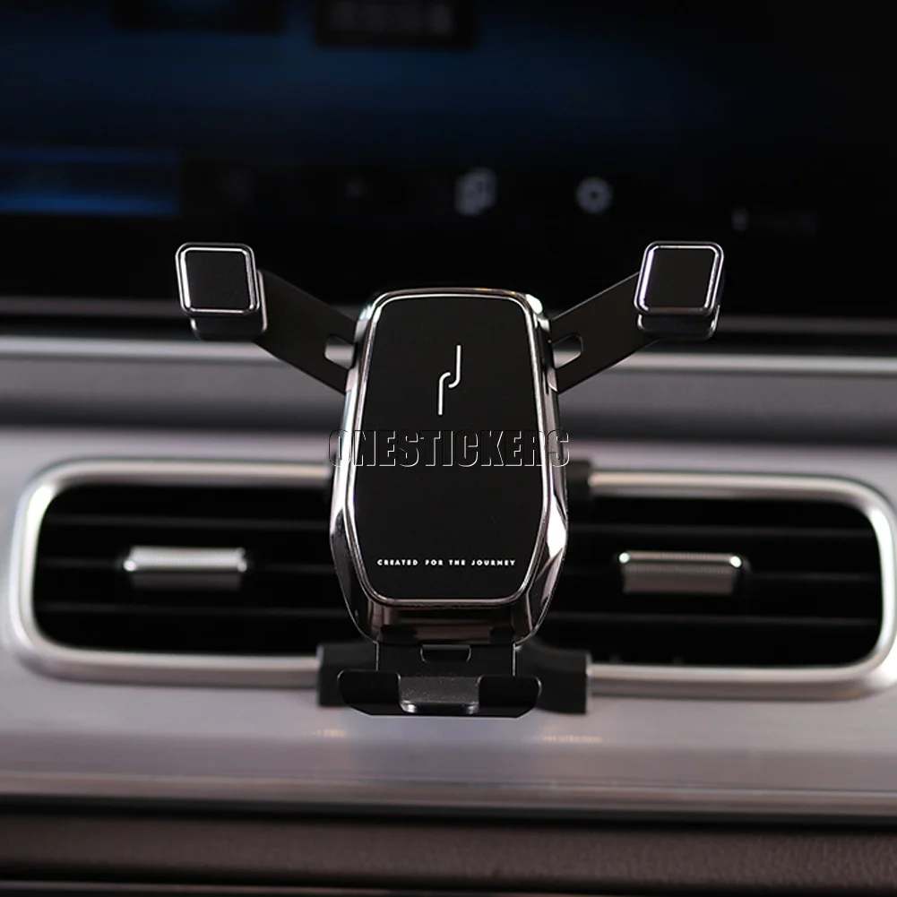 For Mercedes Benz GLE GLS Class W167 V167 Coupe C167 X167 AMG GLE53 63 2020-2023 Car Mobile Phone Holder Air Outlet Snap Bracket