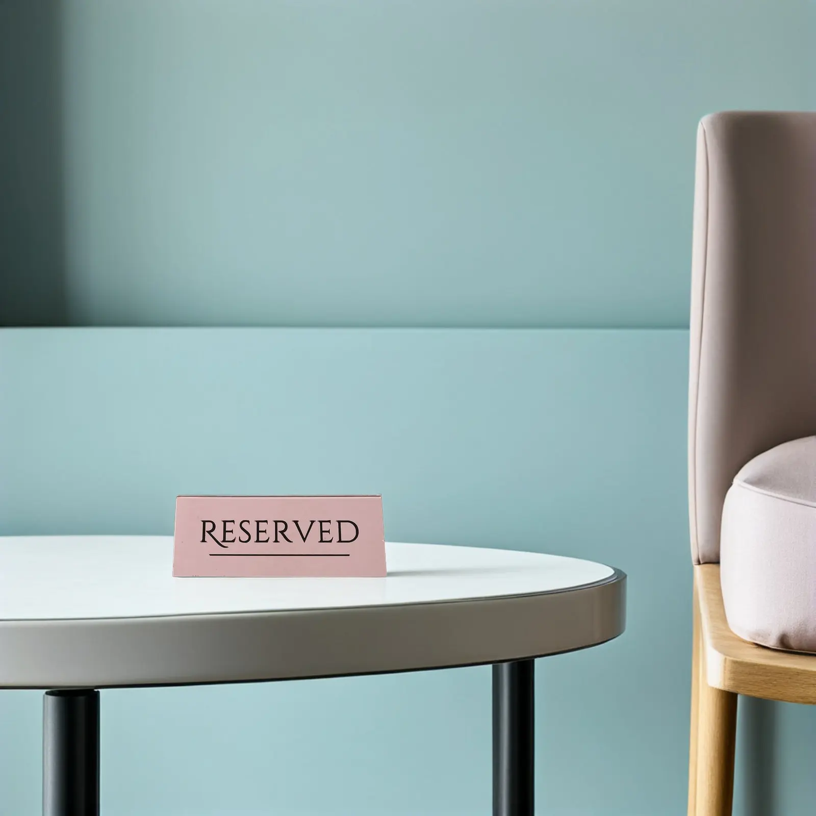 4Pcs V-Shaped Acrylic Reserved Table Signs Double-Sided Mirror Finish for Hotel Reception Wedding Seating Plan Board Restaurant