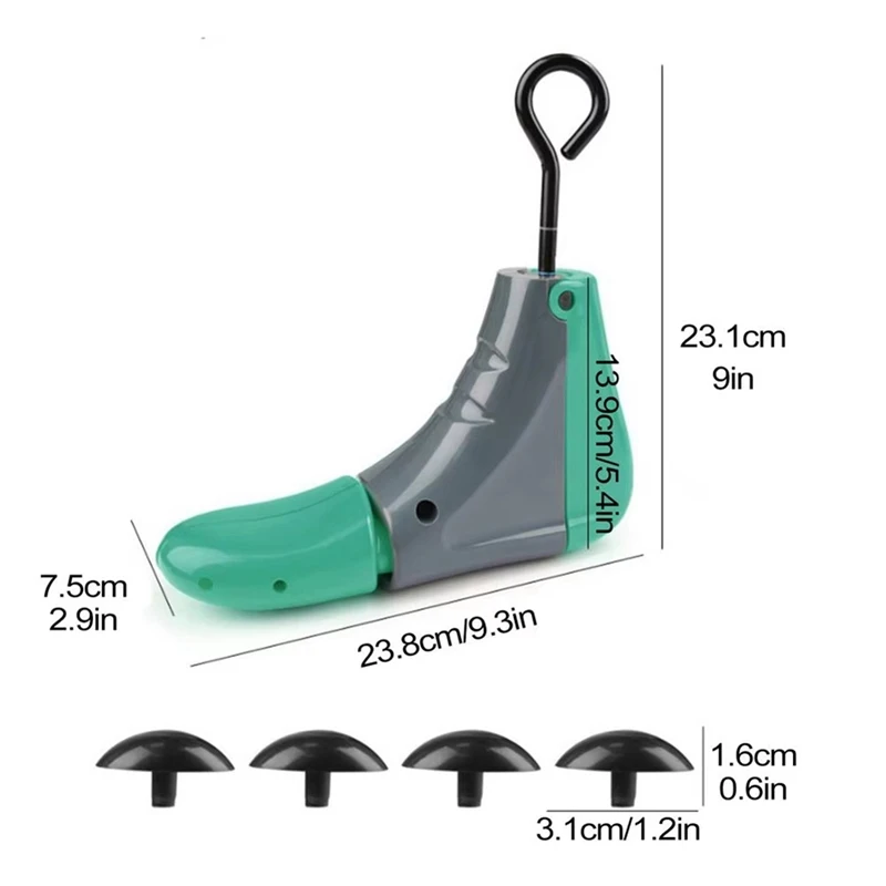 Shoe Trees Stretcher Widener Expander 4-Way Adjustable Length Width for Lace & Zipper Shoes Portable Shoes Trees Holder-A69M