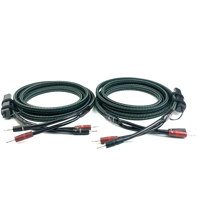 Rocket 88 Kabel głośnikowy Solidny PSC+ HiFi Audio Kable głośnikowe BFA Wtyczka bananowa Wysokowydajny przewód głośnikowy z akumulatorem 72 V