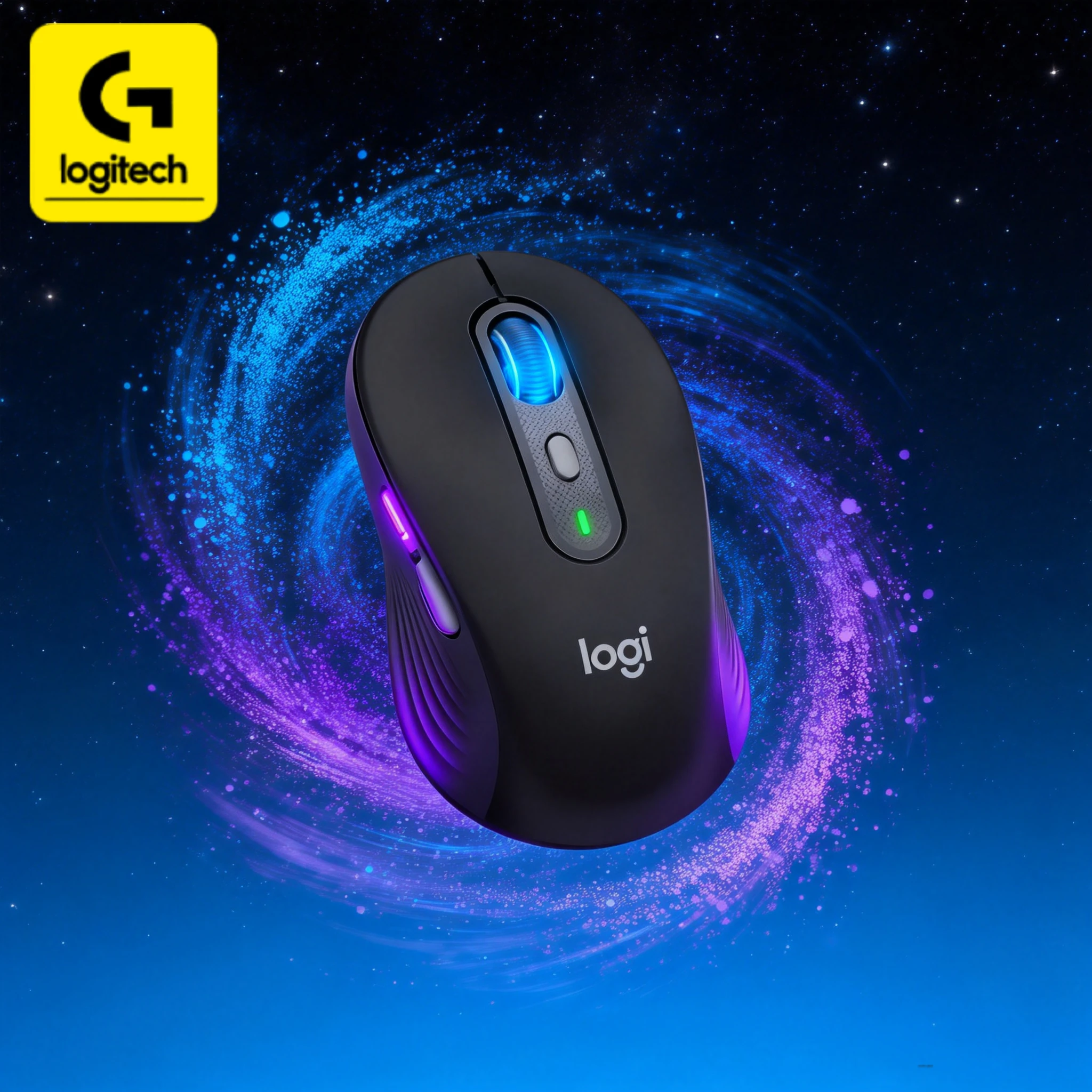 Logitech M750/M650L Silent Bluetooth Mouse, Intelligent Scroll Wheel for Precise Control, Dual-Mode Connectivity, 24-Month Batte