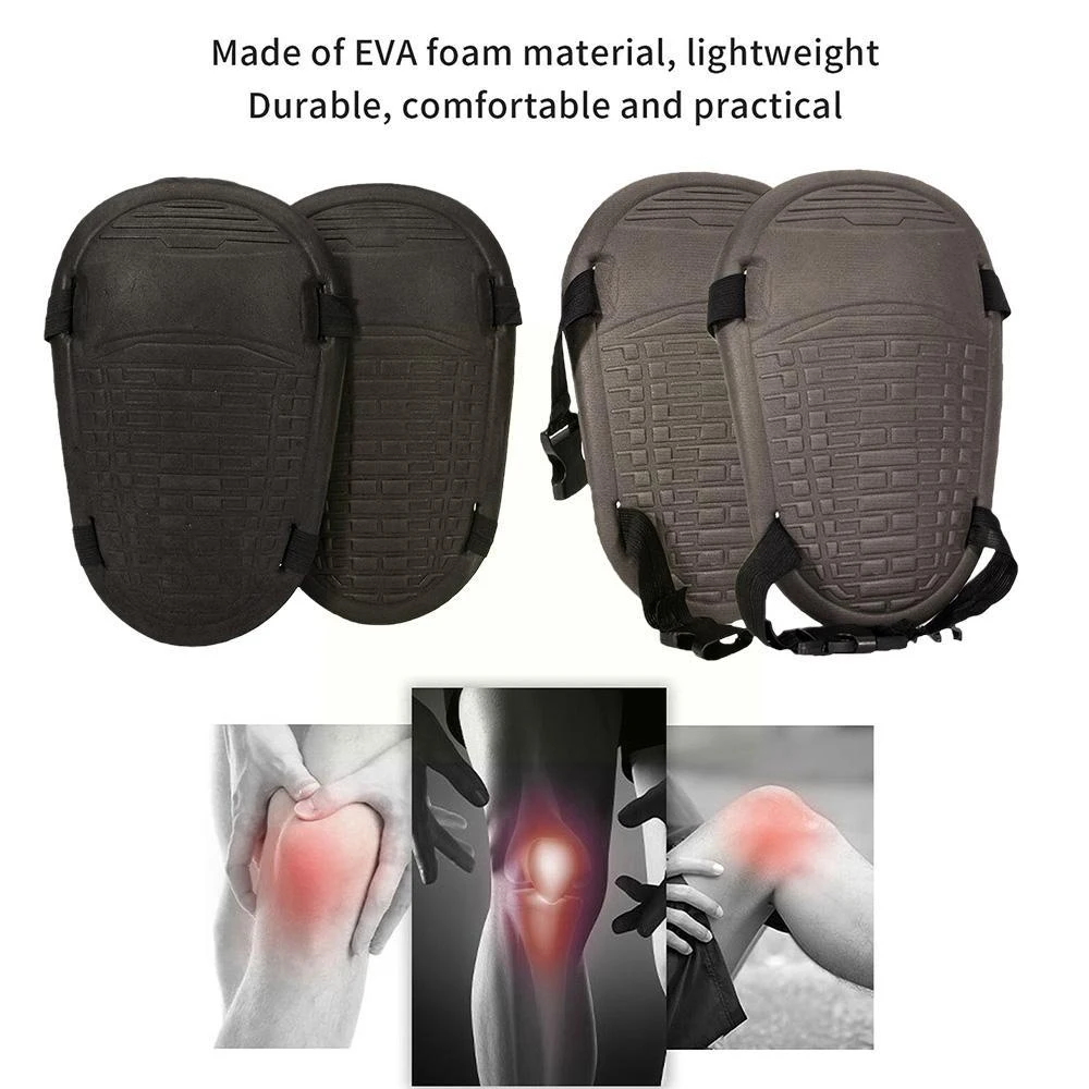 1Pair Waterproof EVA Knee Protection Pad Job Tools Tile Mud Worker Knee Paste Floor Garden ​Moisture Tool Thickening