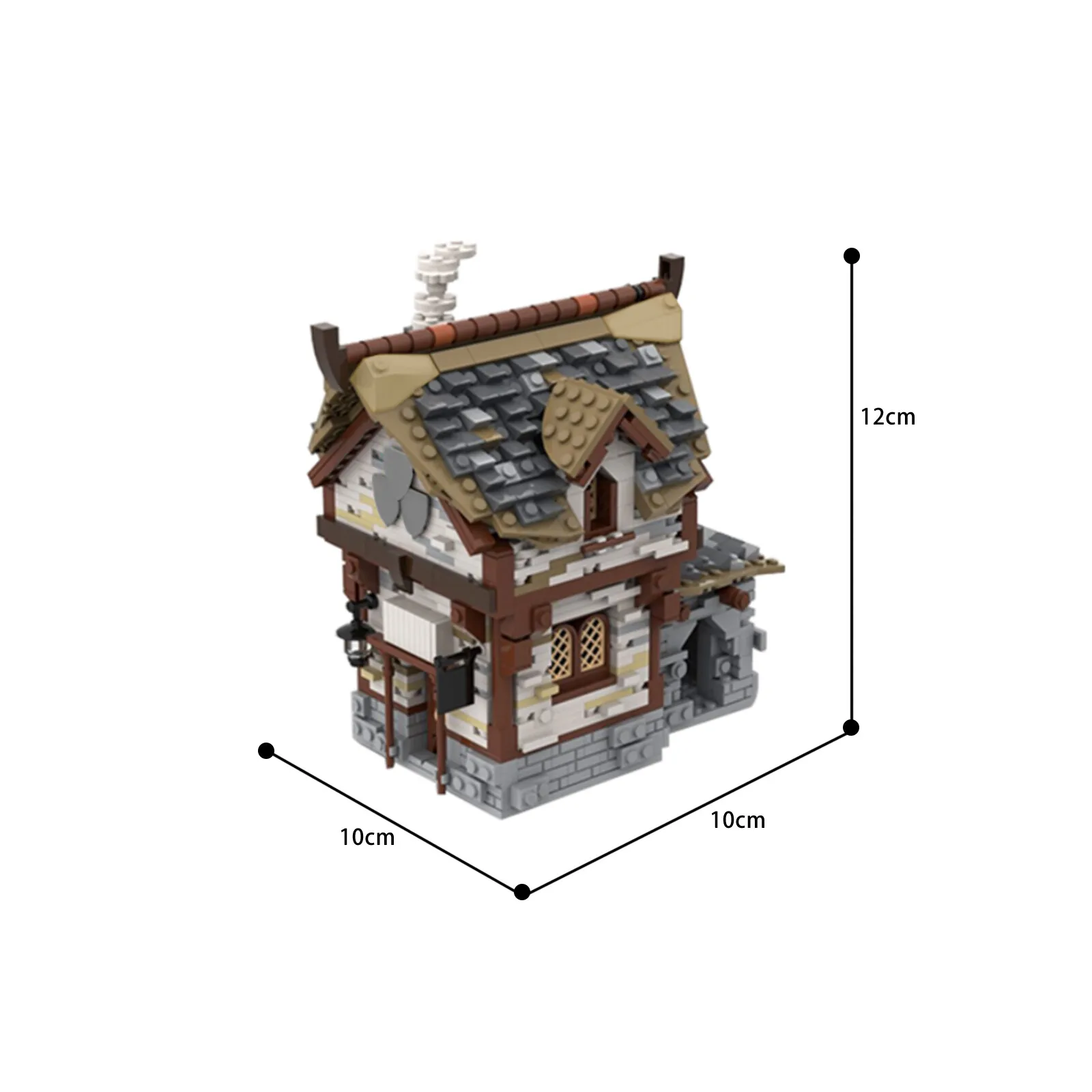 

MOC-66338 Little Medieval Tavern Model for Medieval Castle 1054 Parts