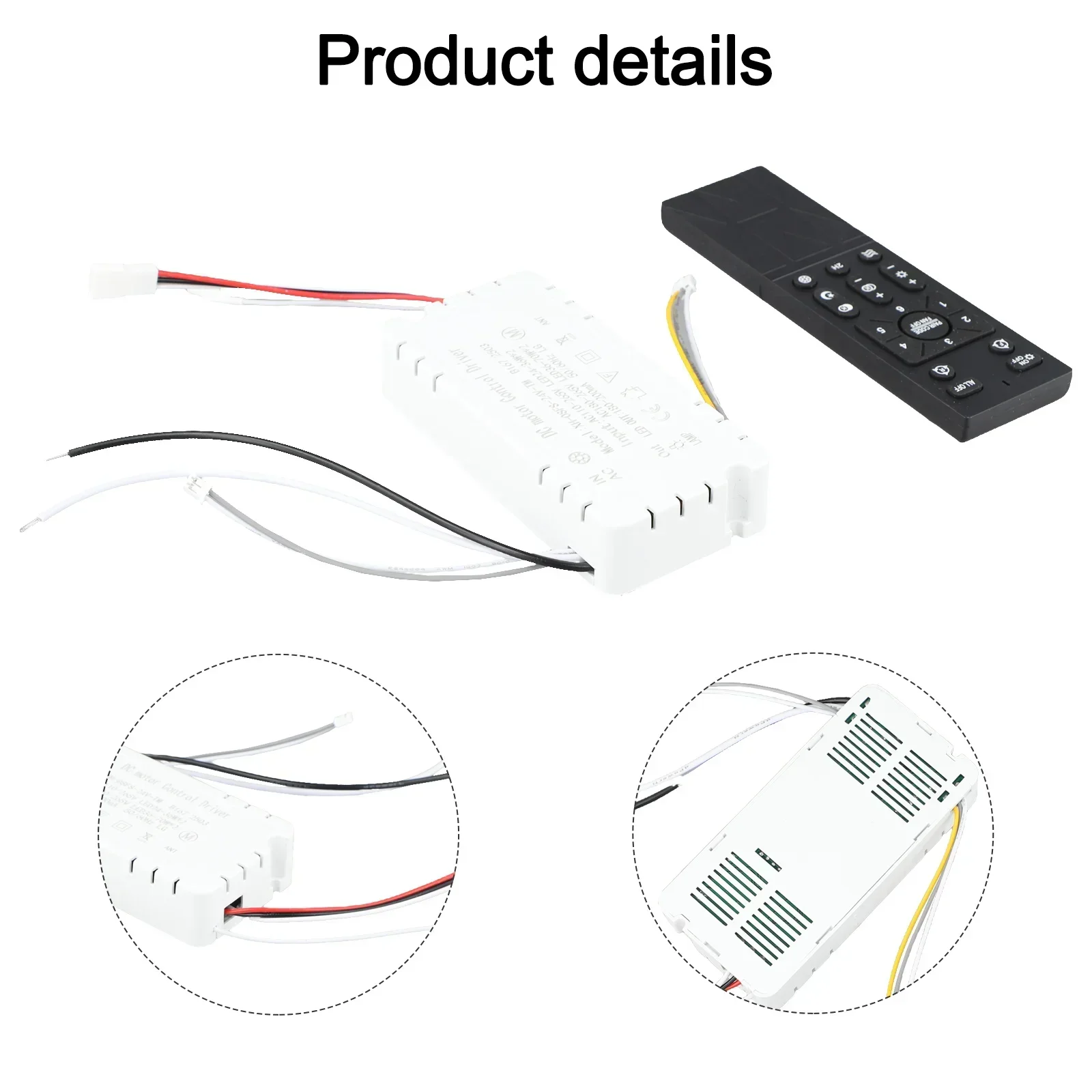 

Home Automation Variable Speed Control Battery Monitor Remote Frequency Control Fan Remote 6-Speed Fan Settings