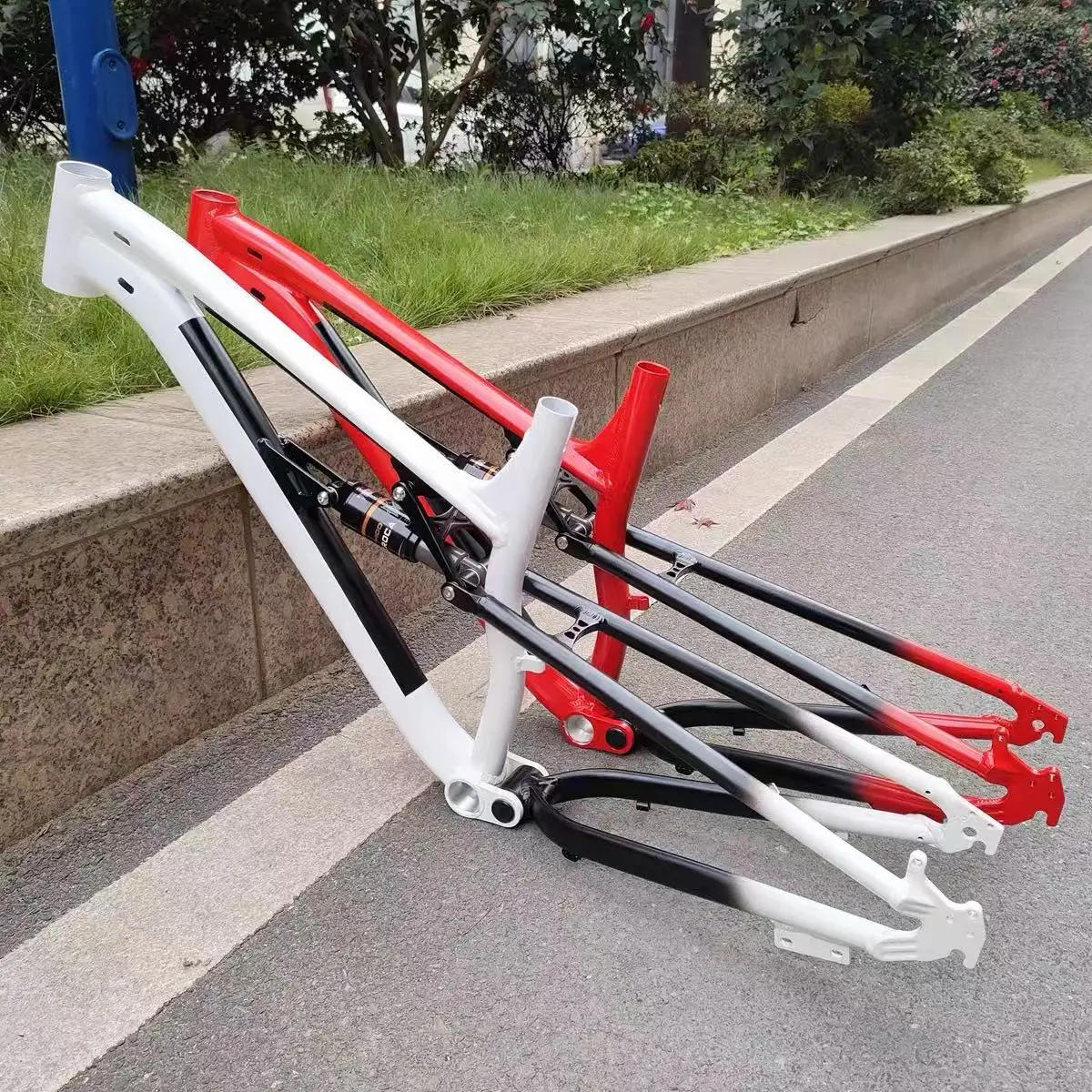 

Велосипедная рама с полной подвеской ENDURO Boost 135 мм 26/27,5ER из алюминиевого сплава, 4 звена, MTB, мягкий хвост DH AM Down Hill DPD, 17 дюймов