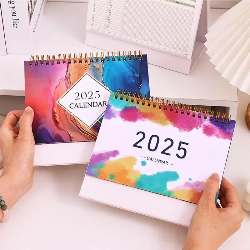 Desktop Calendar 2025 18 Monthly Planner 7.6 X 6.7 Inches July 2024-December 2025 Desk Calendar With To-do List And Large Ruled