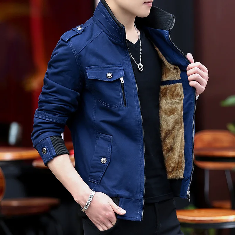 

100% cotton men jacket for spring autumn Winter Warm Jackets Men'S Coats Casual Mens Military Tactical Parka Workwear Outerwear