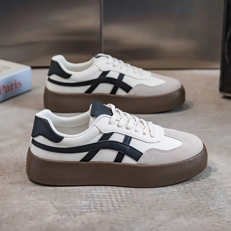 

Outdoor Casual Fitness Women Sneakers Thick Soles Flatform Shoes Fashion Plus Size Couple Neutral Shoes Tennis Walking Trainers