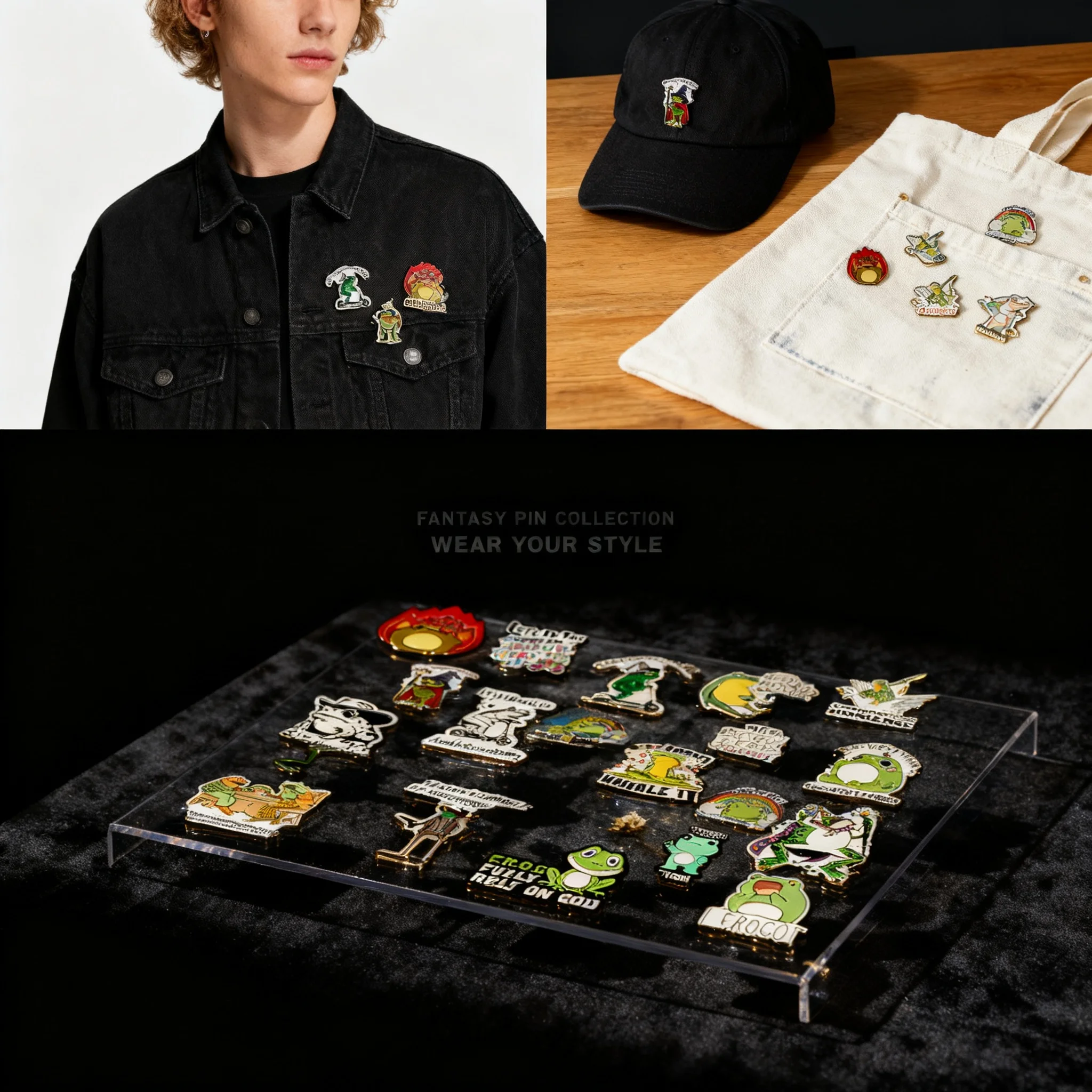 Kawaii Cartoon Frog Brooch Badge Cute Enamel Alloy Lapel Pin Clothing Backpack Accessory Fashion Hot Sale In Stock New Arrival
