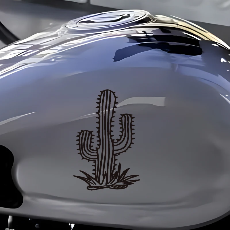 Adventure natural desert cactus car sticker can be affixed to motorcycle glass notebook waterproof  creative car sticker
