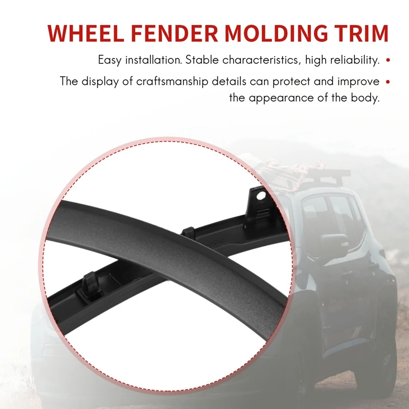 2Pcs Front Bumper Wheel Fender Molding Trim For Honda CRV 2007-2011 71108-SWA-000 71103-SWA-000