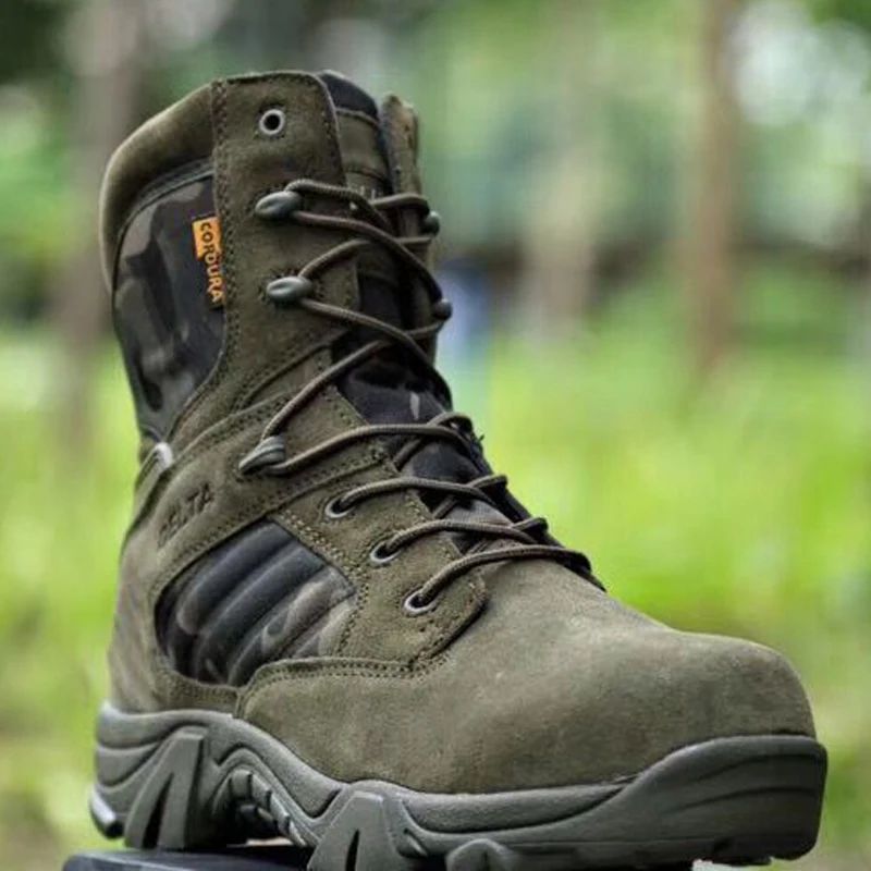 Winter Mens Boots Special Forces Combat High Boots Outdoor Sport Male Shoes Climb Mountains Cross Country Men\'s Shoes