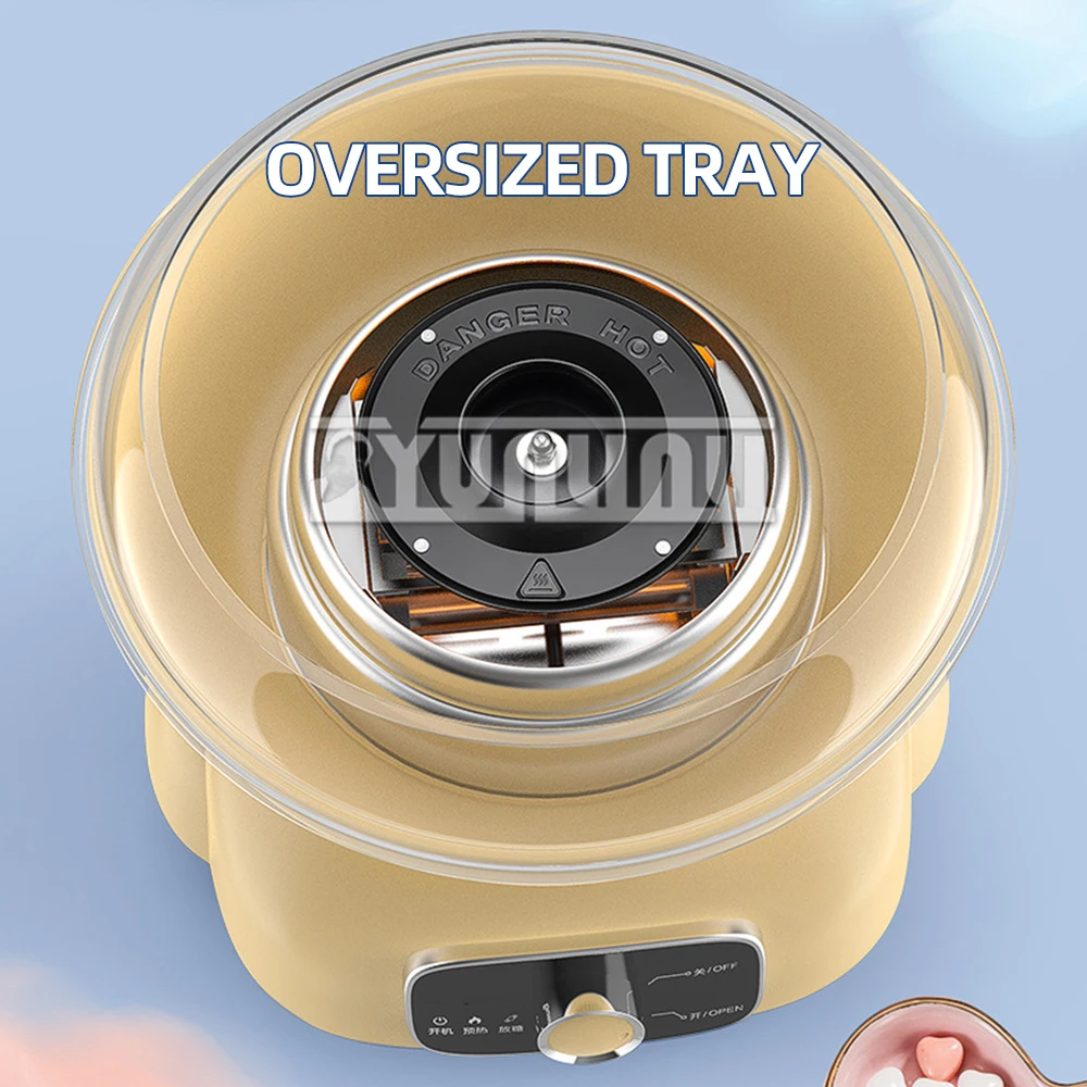 Yunlin 李ミニ電気 DIY キャンディ綿機家庭用綿菓子 Processador 甘い綿菓子メーカー