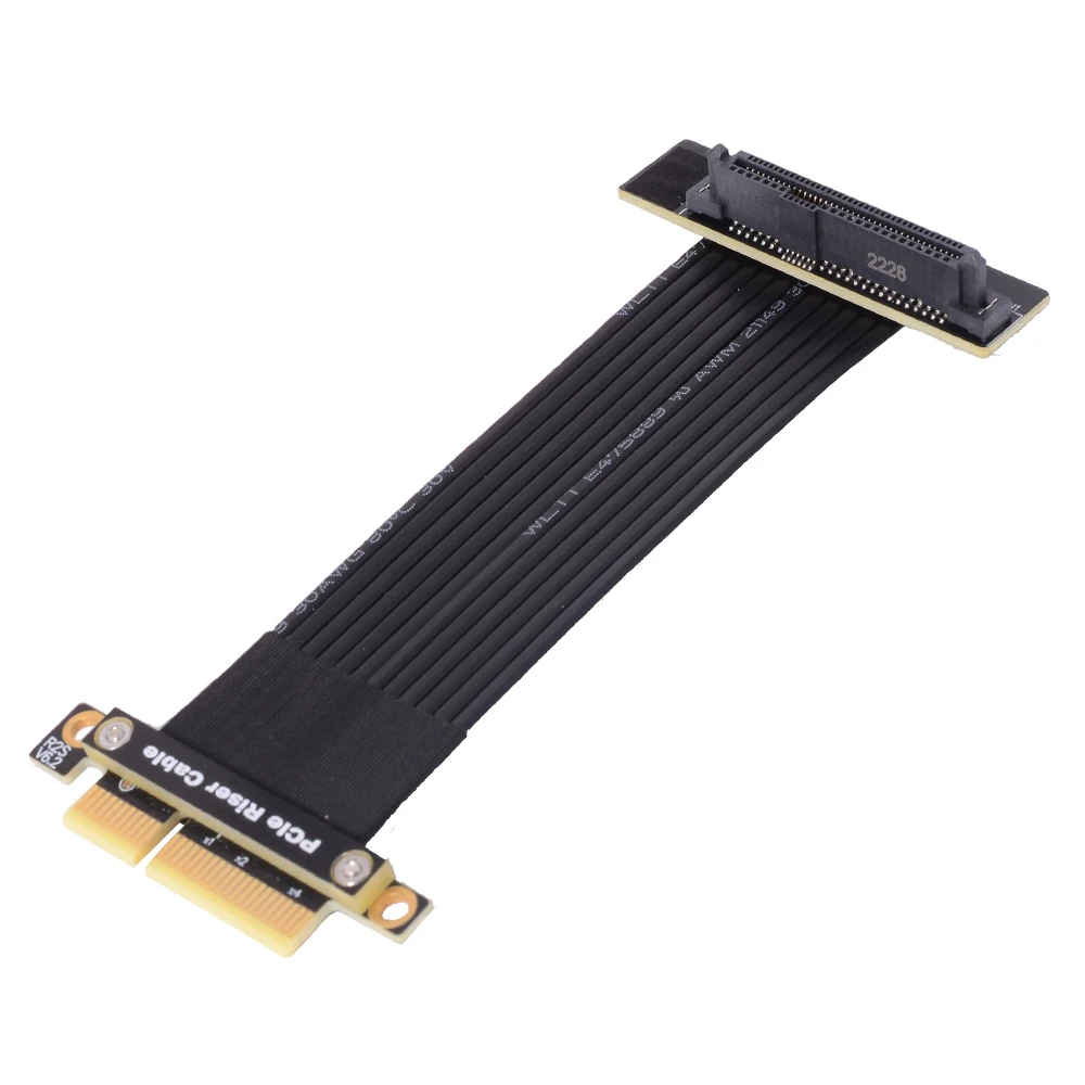 ADT SSD Expansion Extension Cable PCIe x4 To U.2 NGFF M.2 NVMe Riser Wire Gen3 Gen4 SSD Adapter Line Support 22110 2280 SSDs