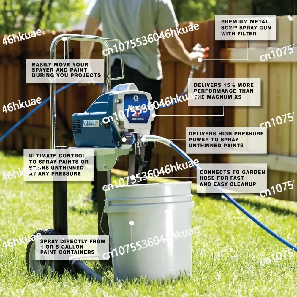 Paint Sprayer, Gray Afor 262805 X7 Cart Airless