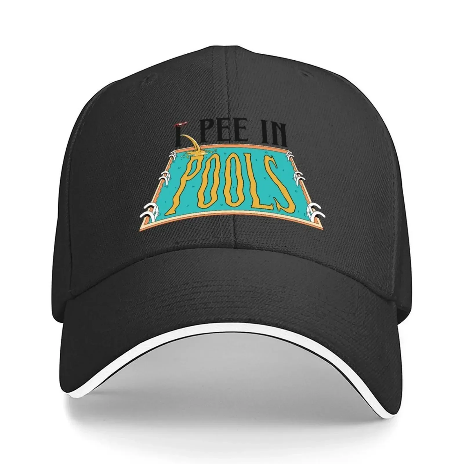 2026 I pee in swimming pools Baseball Cap Male hat Christmas Hat black Luxury Brand Hats Woman Men's