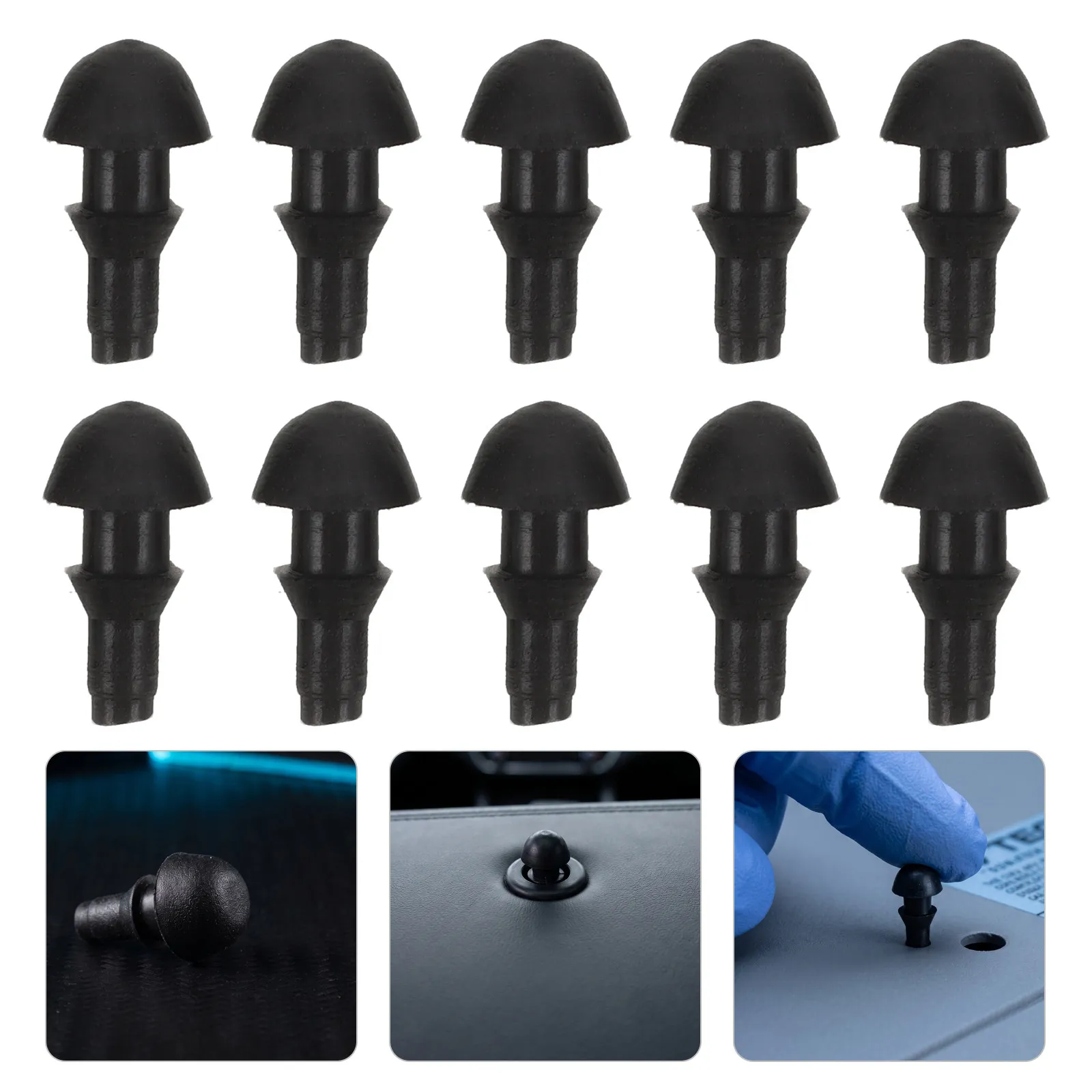 20Pcs Car Armrest Console Shock Absorbing Buffer Pads Rubber Bumper Stopper Replacement Anti Rattle Noise Reduction Cushion