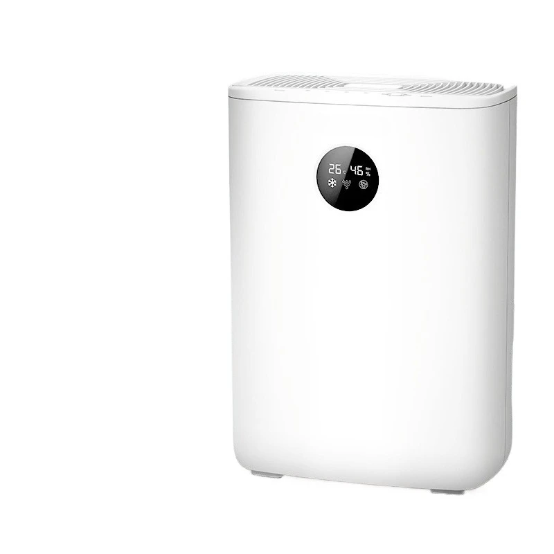 Air dehumidifier, indoor moisture removal and drying, negative ions, visible water tank, water full reminder
