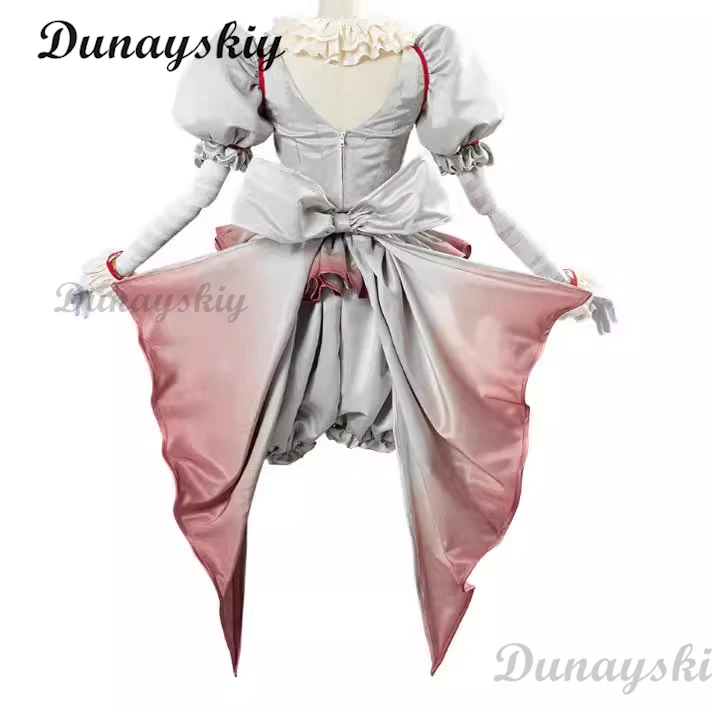 Costume de Cosplay du Film Clown détectée ywise, Ensemble Complet de Lolita d'Horreur d'Halloween pour ixde Carnaval, pour Femme