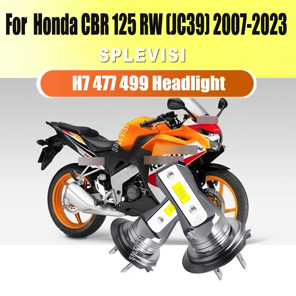 

H7 Headlights The Ultimate Upgrade for Your Vehicle's Lighting For Honda CBR 125 RW (JC39) 2007 2008 2009 2010 2011 2012-2023
