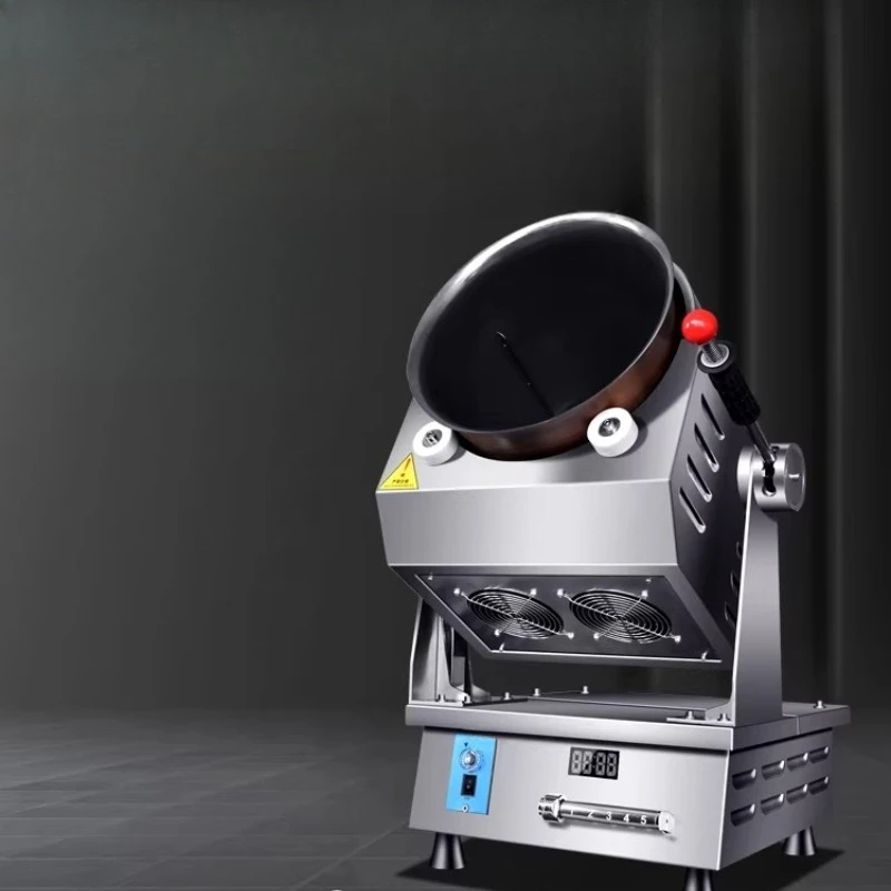 

Fried rice machine, commercial fully automatic intelligent large drum fried rice machine