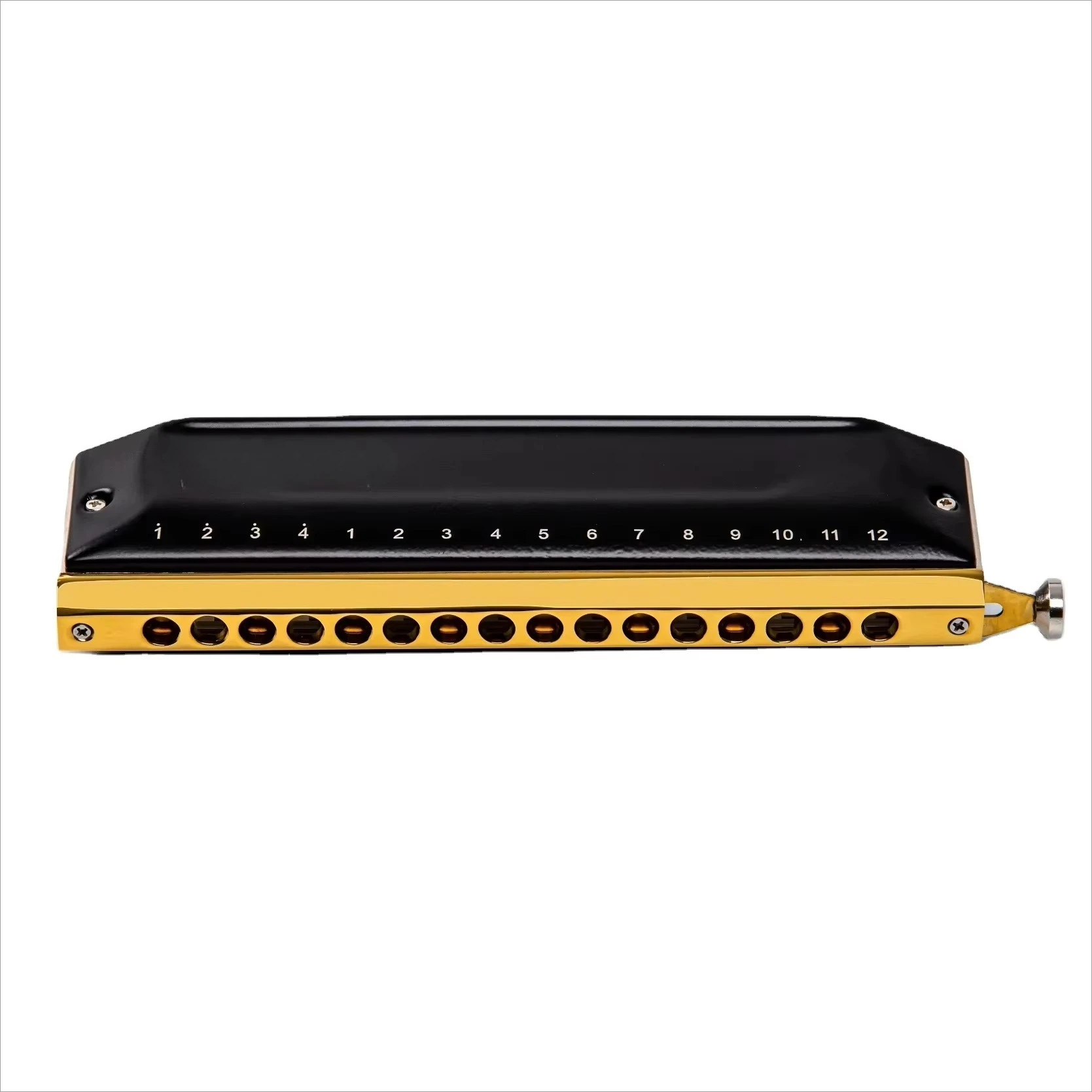 Professional Chromatic Mouth Organ Harmonica 16 Hole 64 Tone Key C Upgrade 16 for Adults