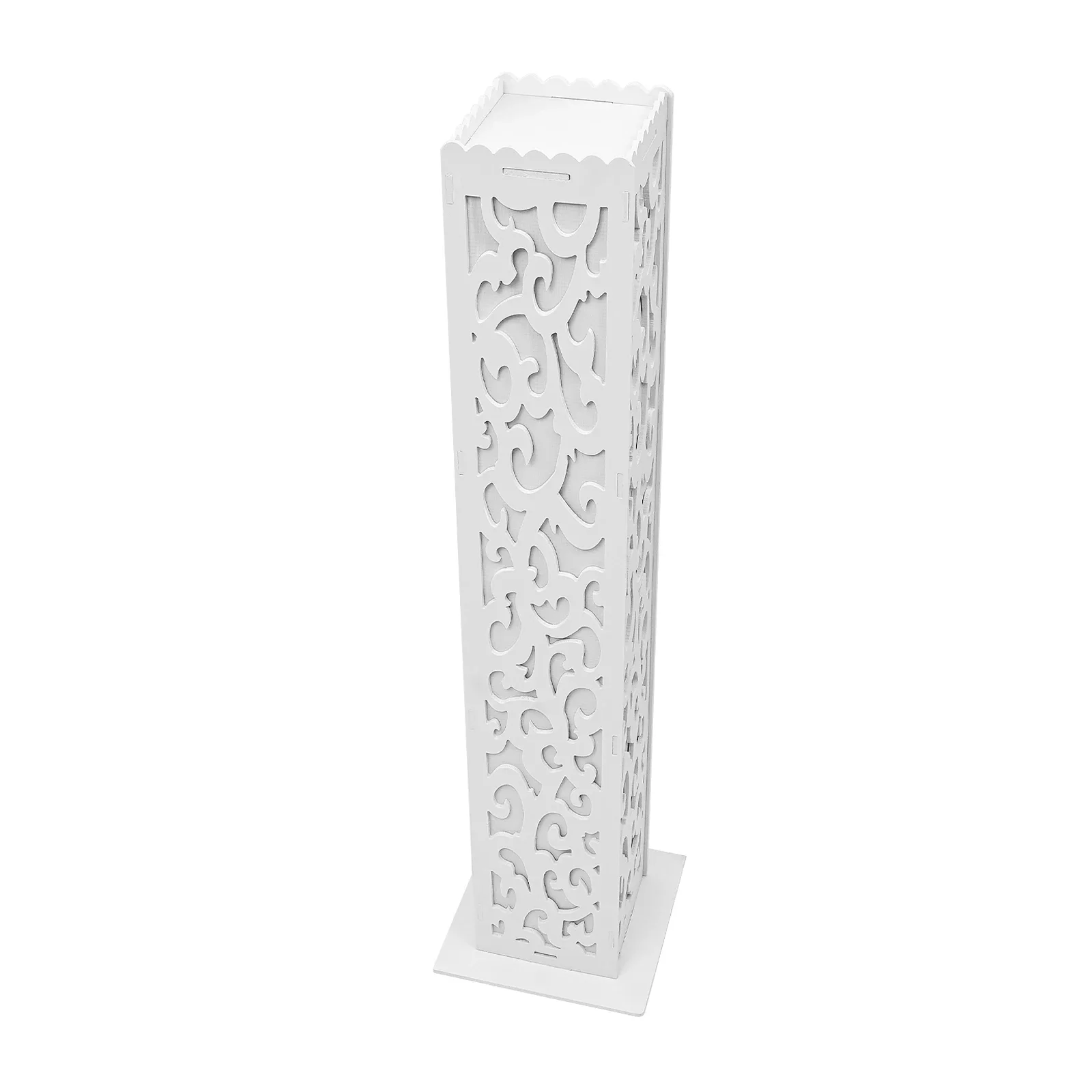 New Collection 8Pcs Flower Columns LED White Elegant Wedding Column Pillar Decoration