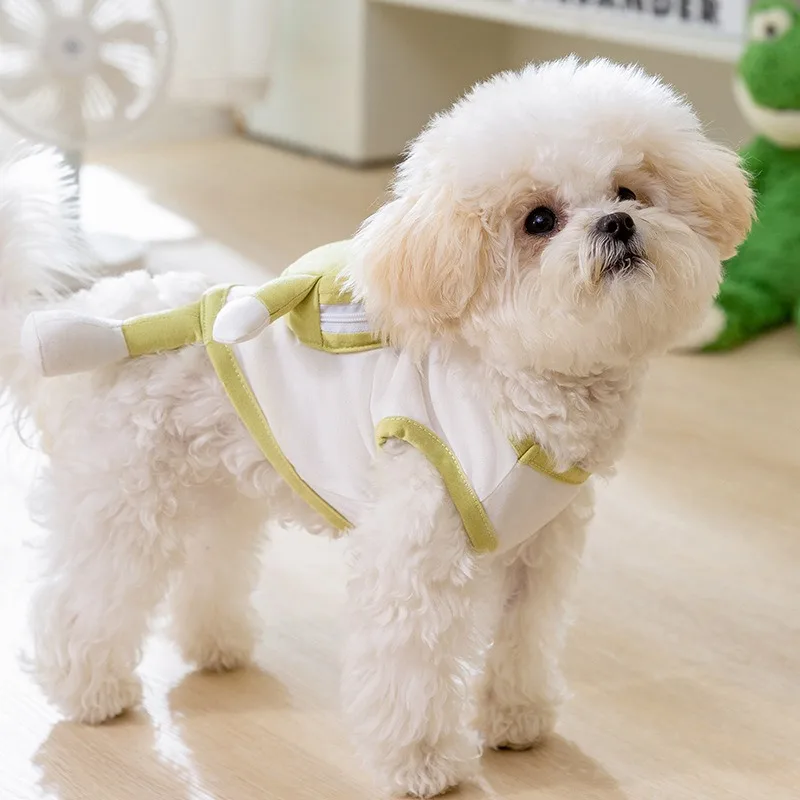 

Stereo Bear Backpack Vest Pet Clothes Dog Spring Summer Thin Pullover Teddy Bichon Casual Clothes XS-XL