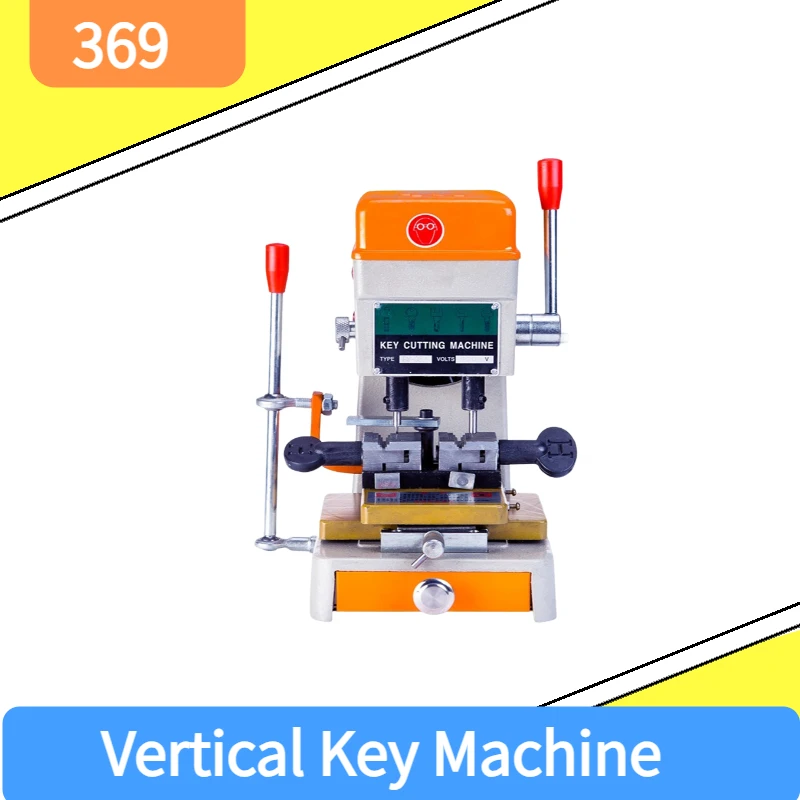 Novo 369 máquina chave vertical fresagem externa sulco flor de ameixa máquina de correspondência chave oca