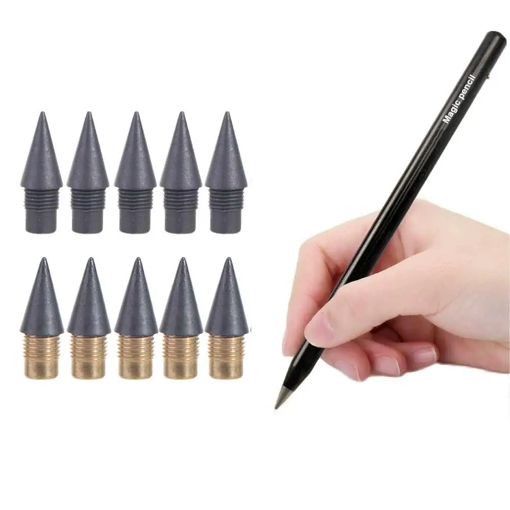 

20PCS 0.5mm Refills Inkless Tip Replacement Pen Replaceable Ink Free Head for No Ink Pen Easily Write HB
