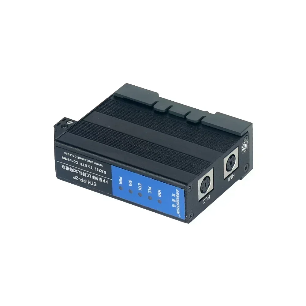 Amsamotion RS232 to ETH Converter ETH-FP-2P Ethernet Module for Panasonic FP Series PLC FP-XH FP-X FP-X0 FP0 FP0R FP2SH