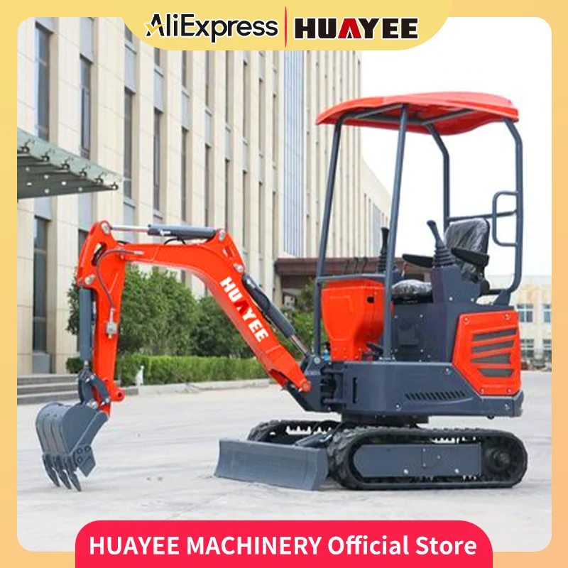 Маленький сельскохозяйственный экскаватор HUAYEE