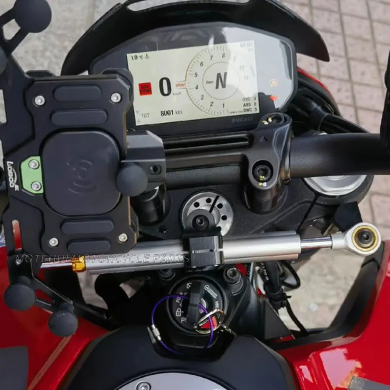 Para Ducati Hypermotard 950 HYPERMOTARD 950 SP accesorios de motocicleta Kit de soporte de montaje de amortiguador estabilizador de dirección