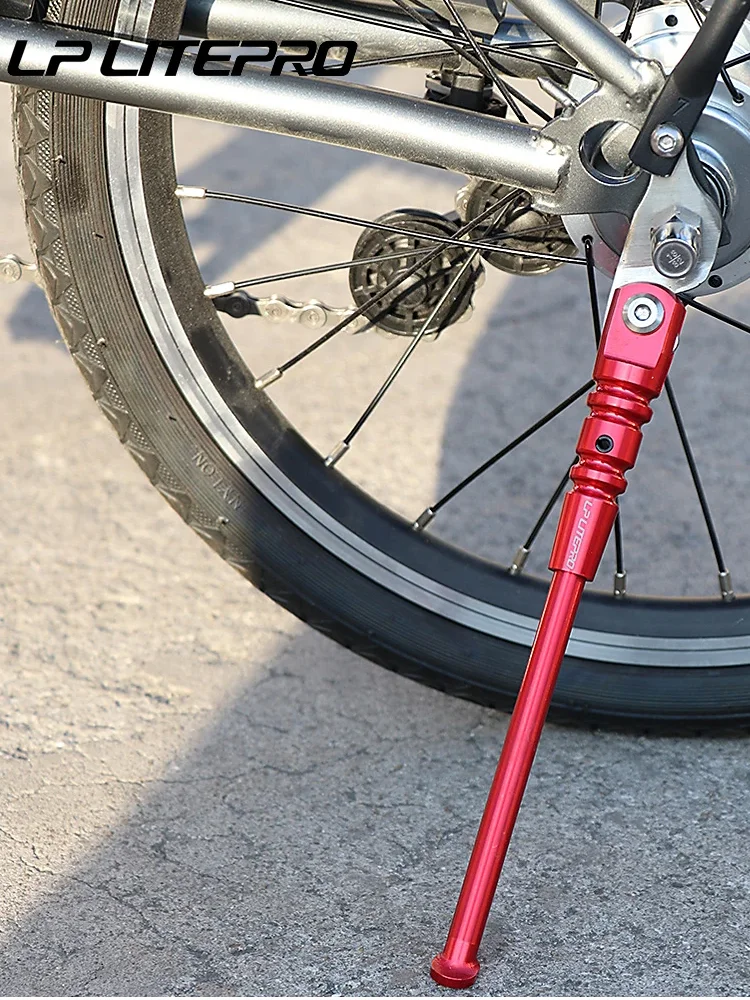 AliExpress LP Litepro  Brompton kickstand 135G Aluminum Alloy Bicycle Kickstand for Brompton Folding Bike Bicycle Kickstand