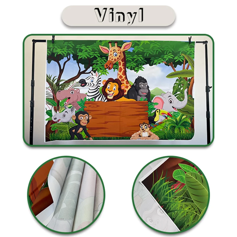 Fondo fotográfico con diseño de Castillo de bosque y jungla para estudio fotográfico, pancarta de Baby Magic Fairy Dream, telón de fondo con diseño de bosque y jungla, ideal para jugar en escenario