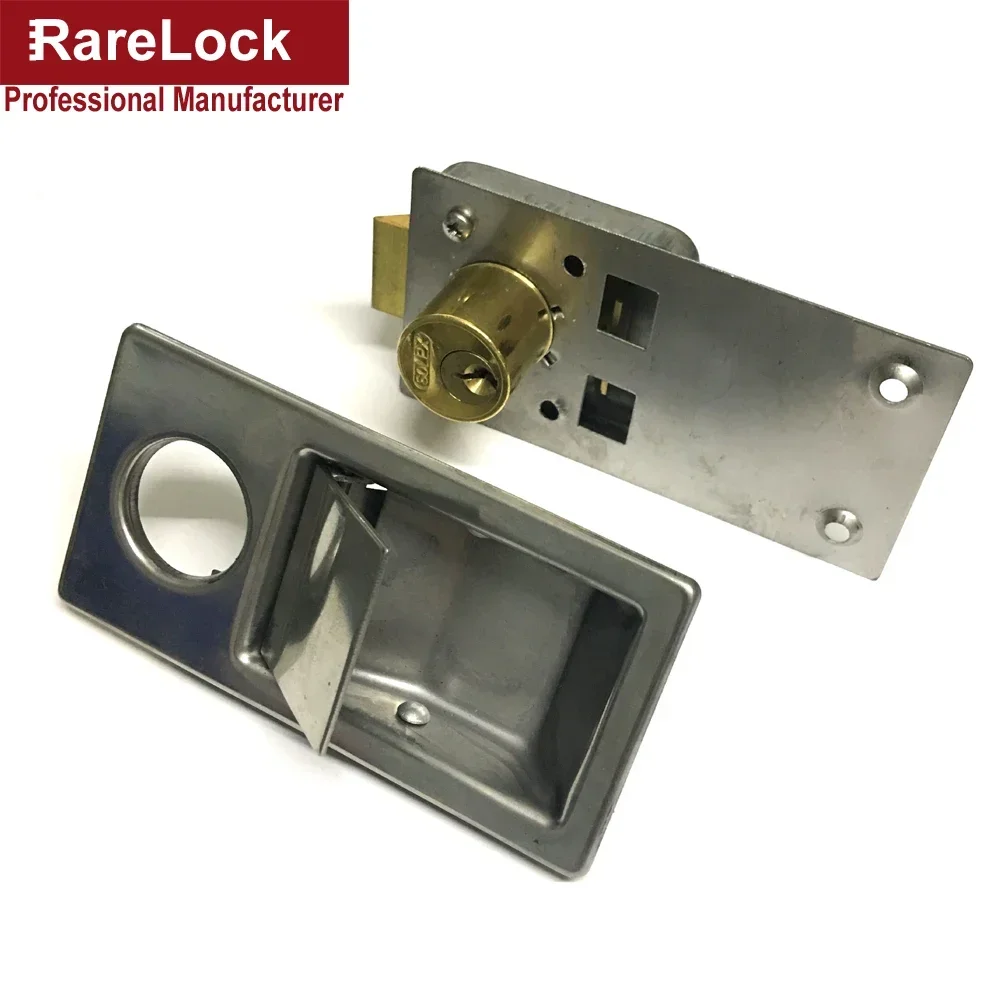 304 Stainless Door Handle Lock for Outdoor Boat Yacht Storage-box Women Wardrobe Jewelry Box Motor Cabinet DIY Rarelock MS528 i