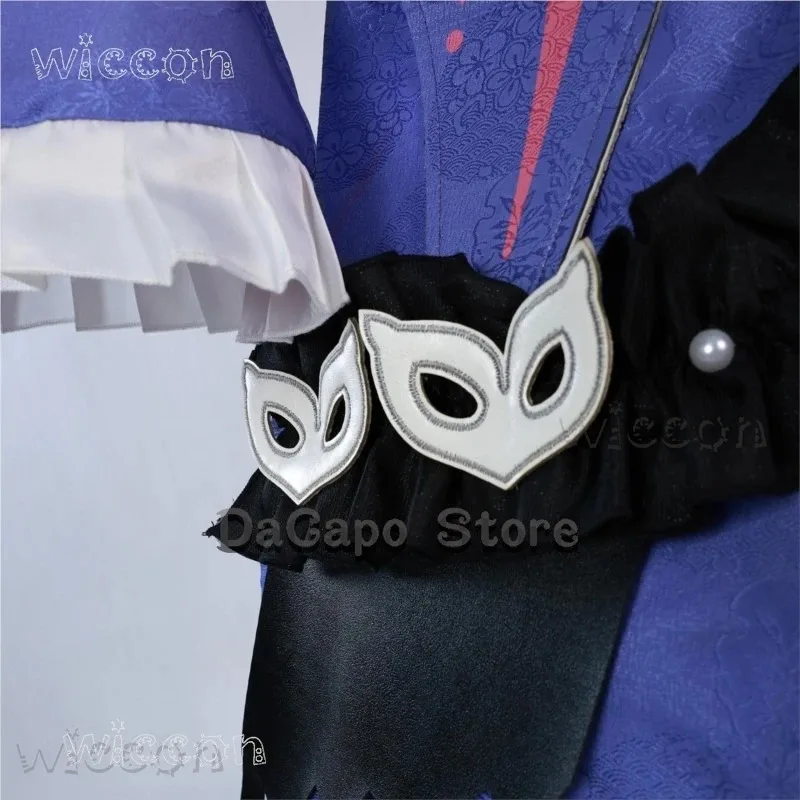 

COSda@Wuwa ROCCIA Cosplay Costume Wig Wuthering Waves Anime Game Clothes Girls Uniforms Halloween Party Fancy Outfit Lolita Disf