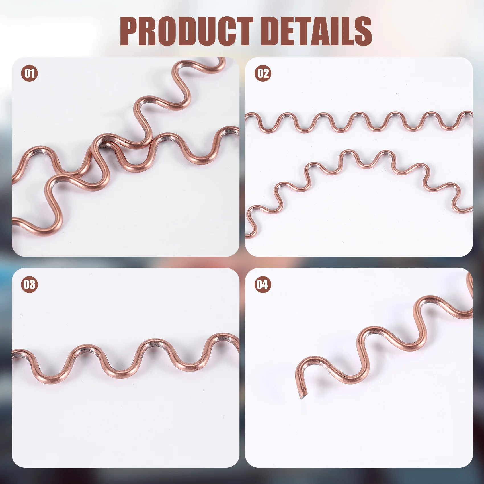 

A63X-100Pcs Dent Pulling Wave 320Mm Long 2Mm Diameter Car Repair Dent Puller Spot Welding Panel Pulling Wires