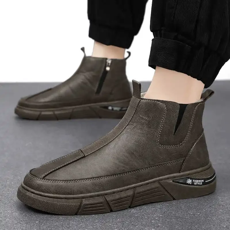 

Коричневые женские ботинки с высоким вырезом, размер 44, высокие кроссовки, баскетбольная теннисная обувь для женщин, спортивные топичные теннисные кроссовки, спортивные кроссовки