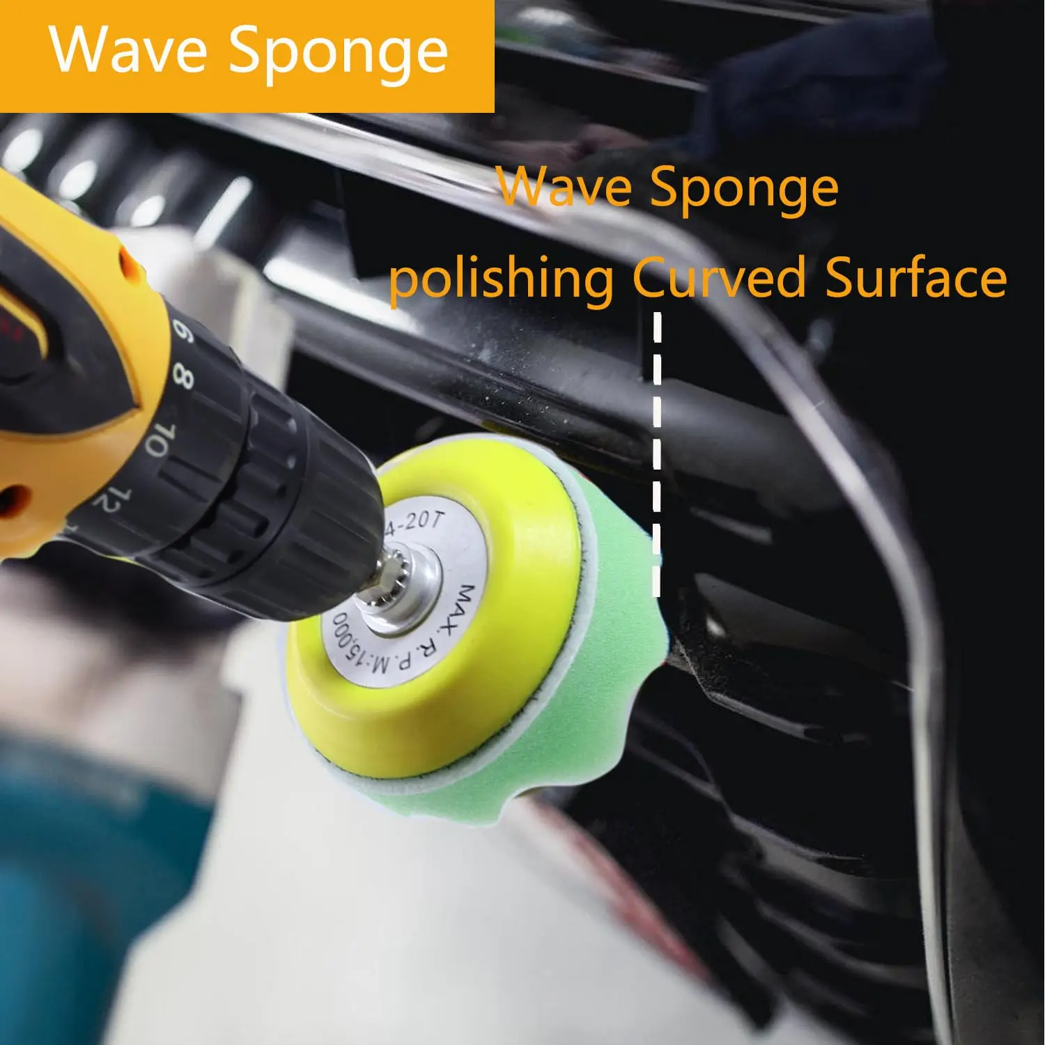 134Pcs 3Inch Sandpaper Drill Polishing Kit Wet  Headlight Restoration 60-10000Grit Hoo&Loop for Car Wood Metal Glass
