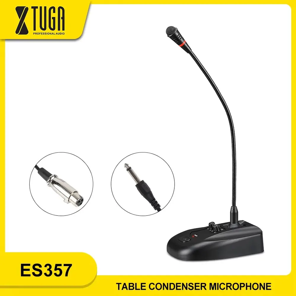 

XTUGA Desktop Professional Adjustable Microphone For Classroom Podcasting Conference Computer Gaming Recording Chatting Singing