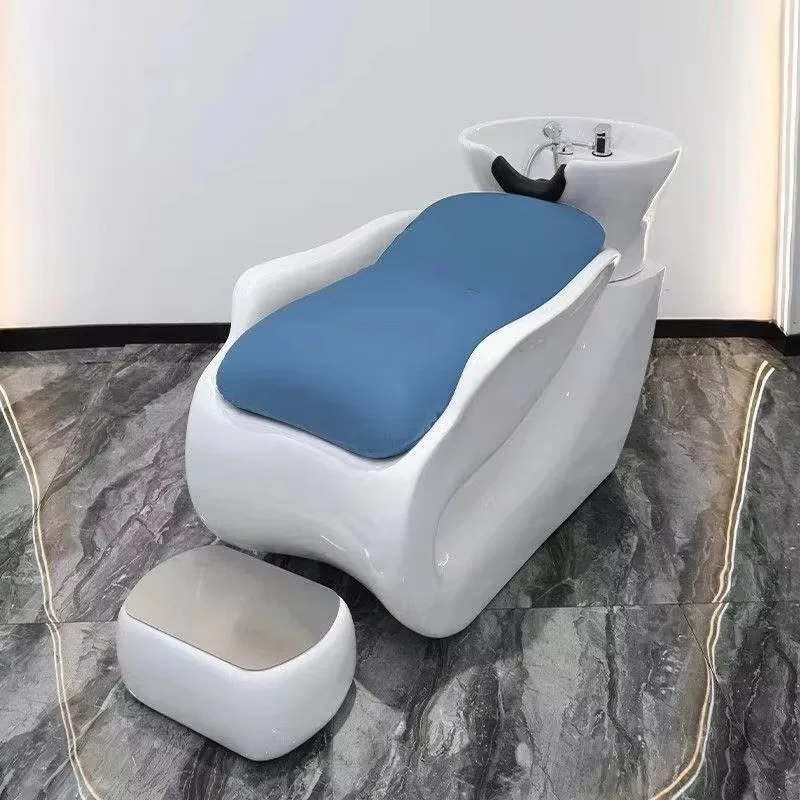Hair Salon Barber Shop Shampoo Flush Simple Fiberglass Fashion Hair Salon Sitting Hair Salon Ceramic Dedicated