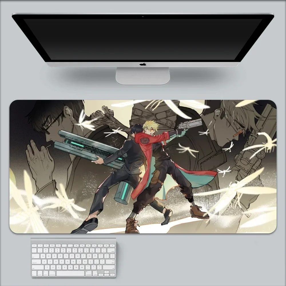 Trigun Stampede Bilibili Mouse Pad Large Gaming Compute Gamer PC Keyboard Mouses Mat