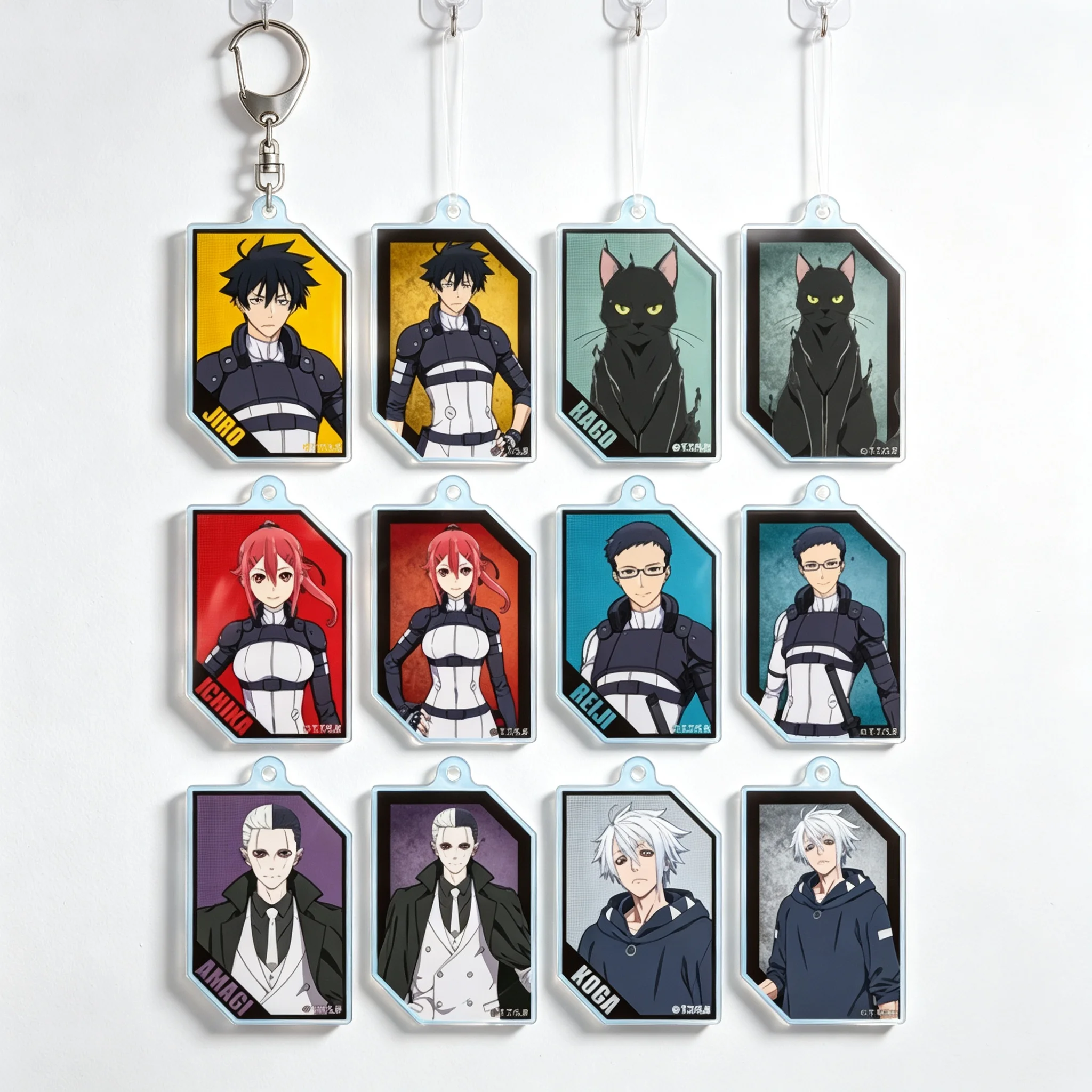 Anime BLACK TORCH Jiro Azuma Rago Ichika Kishimojin Acrylic Pendant Keychains Bag Decorations Festivals Gifts