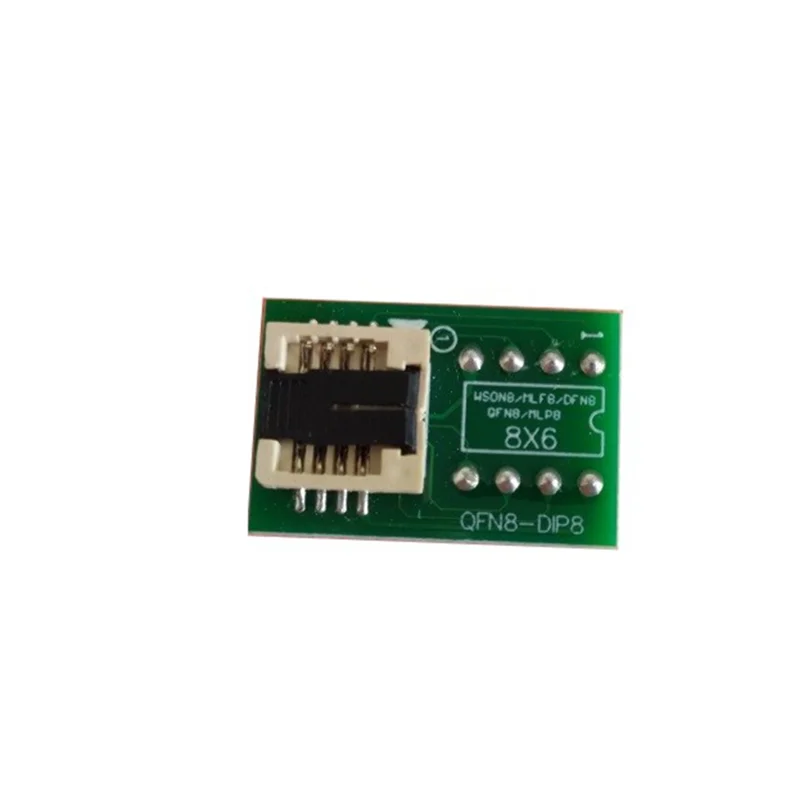 DFN8 To DIP8 Socket QFN8/WSON8/MLF8/MLP8/DFN8 To DIP8 For CH341A Tl866ii Plus RT809H/F T48 T56 EZP2023 6X8mm